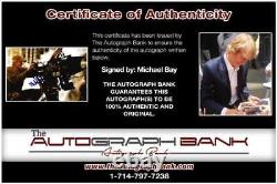 Photo authentique signée par la célébrité Michael Bay en format 10x15 avec certificat d'authenticité, Autographiée A0005.