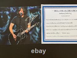 Photo autographiée de Dave Grohl 8x10, signée, authentique, Foo Fighters, Nirvana, COA
