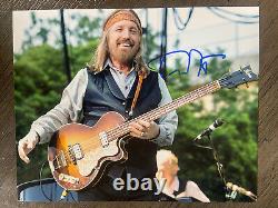Photo couleur signée de Tom Petty, lettre d'authenticité authentique COA
