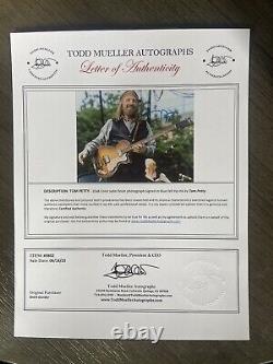 Photo couleur signée de Tom Petty, lettre d'authenticité authentique COA