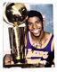 Photo De Basket-ball Nba Lakers 11x14 Signée Authentique Par Magic Johnson, Avec Certificat D'authenticité.
