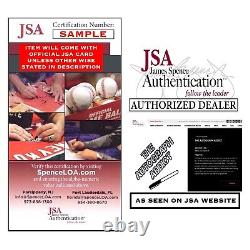 Photo dédicacée 8x10 d'ANNETTE BENING au théâtre BROADWAY, authentique autographe avec certificat JSA COA.