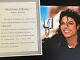 Photo Dédicacée Michael Jackson 8x10, Signée, Authentique, Roi De La Pop, Coa