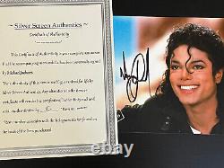 Photo dédicacée Michael Jackson 8x10, signée, authentique, Roi de la Pop, COA