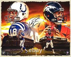 Photo dédicacée Peyton Manning Colts 16x20 Fanatics Authentic COA
