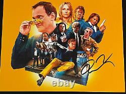 Photo dédicacée Quentin Tarantino 8x10, signée, authentique, Pulp Fiction, COA