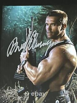 Photo dédicacée d'Arnold Schwarzenegger, format 8x10, signée, authentique, Terminator, avec certificat d'authenticité (COA)