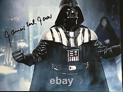 Photo dédicacée de James Earl Jones, format 8x10, signée, authentique, Darth Vader, certificat d'authenticité (COA)