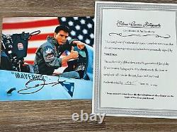 Photo dédicacée de Tom Cruise 8x10, signée, authentique, Top Gun, COA
