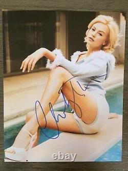 Photo signée authentique de Charlize Theron sexy 8x10 avec lettre d'authenticité COA