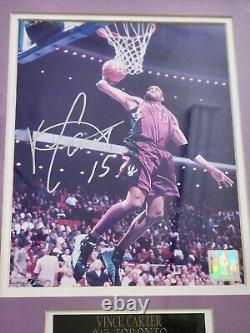 Photo signée de Vince Carter avec authenticité BA