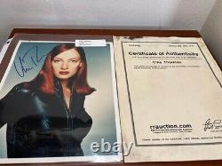 Photographie authentique signée autographiée de Uma Thurman 8x10 avec certificat d'authenticité (COA)