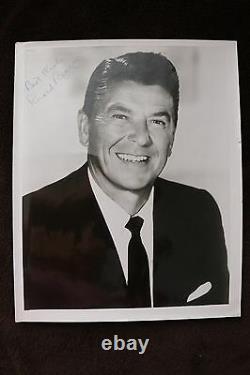 Président Ronald Reagan Signé 8x10 Auto Photo Autograph Jsa Authenticated