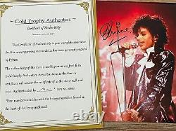 Prince photo 8x10 dédicacée, signée, authentique, Purple Rain, COA
