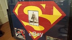 Psa Dna Authentique Superman Christopher Reeve Signé Photo Encadrée
