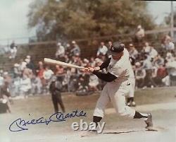 Psa/dna Authentic Autographed Mickey Mantle 8x10 Photo Yankees Hof