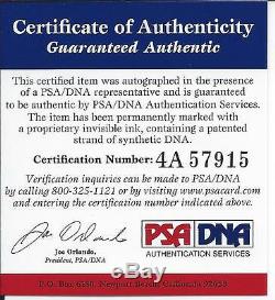 Ray Lewis # 52 Psa / Adn Signe 8x10 Photograph Authentique Autograph Pti Certified
