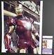 Robert Downey Jr. Authentique Main Signé Iron Man-guerre Civile 11x14 Photo (jsa / Aoc)