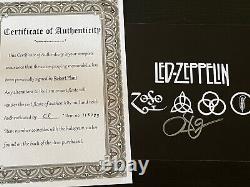 Robert Plant Autographié 8x10 Photo, Signé, Authentique, Led Zeppelin, Coa