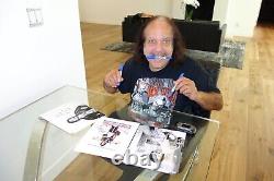 Ron Jeremy Autographié Porn Star 70's 8x10 Photo Asi Proof