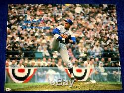 Sandy Koufax Signe 1965 Ws 16x20 Photo Photo Dodgers (mlb Authenticated)