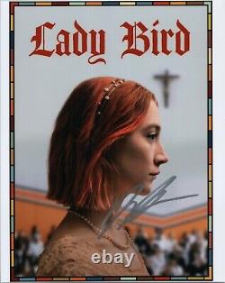 Saoirse Ronan Authentic Hand-signé Lady Bird 8x10 Photo B