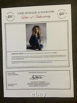 Shakira Chaque Fois Que Vous Avez Signé Photo 8x10 Authentic Letter Of Authentificity