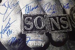 Sons Of Anarchy Cast(x7)authentic Hand-signed 11x17 Photo (charlie Hunnam)(proof)