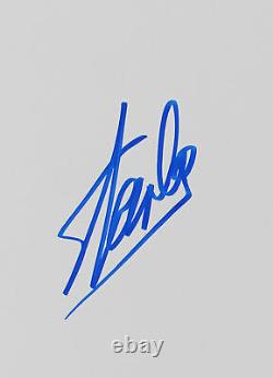 Stan Lee Spider-man Authentique Signé 16x20 Photo Autographiée Bas #z32562