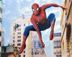 Stan Lee Spiderman Authentic Signé 16x20 Photo Autographiée Psa/dna #x05494