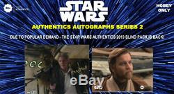 Star Wars 2020 Topps Authentics Autographié 11x14 Photo Scellé En Usine