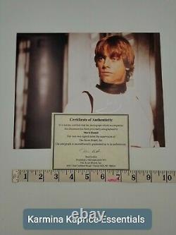 Star Wars Signé Mark Hammill Stormtrooper Gear 8×10 Certificat D'authenticité