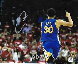 Steph Curry Signé / Autographied Glossy Photo Warriors Comprend L'aco