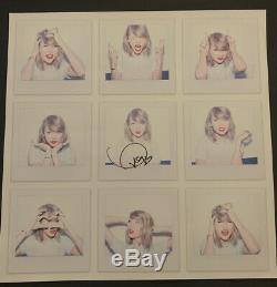 Taylor Swift Signé Autographes Authentique 1989 Lithographie Photos Folklore Amant