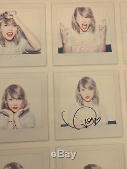 Taylor Swift Signé Autographes Authentique 1989 Lithographie Photos Folklore Amant