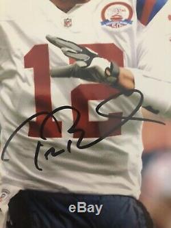Tom Brady Autograph Photo Avec Coa Signé 8x10 Throwback Authentique