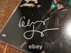 Topps Star Wars Authentics Felicity Jones Autograph 8x10 Jyn Erso Photo Signée