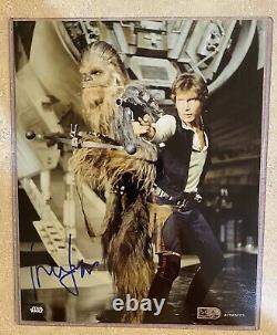 Tops Star Wars Authentics Harrison Ford Signé 8x10 Han Solo Iconique Autographe