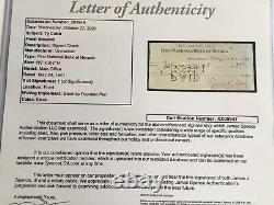 Ty Cobb Authentic Signed 1941 Check Autographied Jsa Authenticated Xx09947