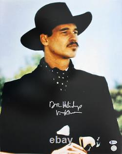Val Kilmer Tombstone Doc Holliday Authentique Signé 16x20 Photo Autographiée Bas