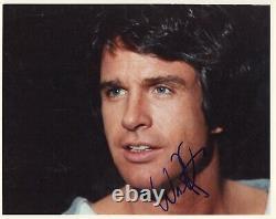 Warren Beatty a signé une photo 8x10 avec un autographe authentique Beckett
