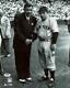 Yankees Yogi Berra Signé Authentique 11x14 Photo Avec Babe Ruth Psa / Adn